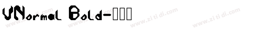 VNormal Bold字体转换